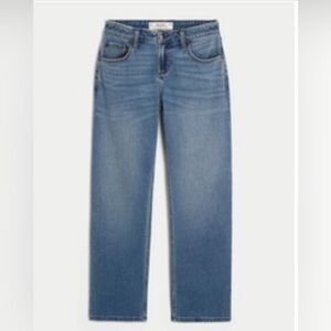 Hollister Low-rise Relaxed straight jeans